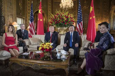 Donald Trump et Xi Jinping, 2017 - crédits : Jim Watson/ AFP