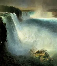<it>Niagara Falls</it> (<it>Les Chutes du Niagara</it>), F. E. Church - crédits :  Bridgeman Images 