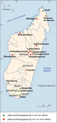 Madagascar : sites archéologiques - crédits : Encyclopædia Universalis France