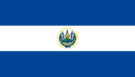 Salvador : drapeau - crédits : Encyclopædia Universalis France