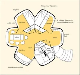 Maison-bulle Dubigeon-Normandie - crédits : Encyclopædia Universalis France