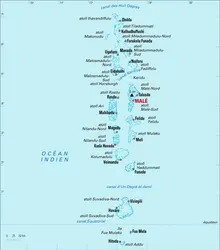 carte physique - crédits : Encyclopædia Universalis France