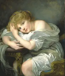 <em>La Jeune fille à la colombe</em>, J.-B. Greuze - crédits : Fine Art Images/ Heritage Images/ Getty Images