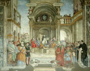 <it>Le Triomphe de saint Thomas</it>, F. Lippi - crédits : V.Pirozzi/ De Agostini/ Getty Images