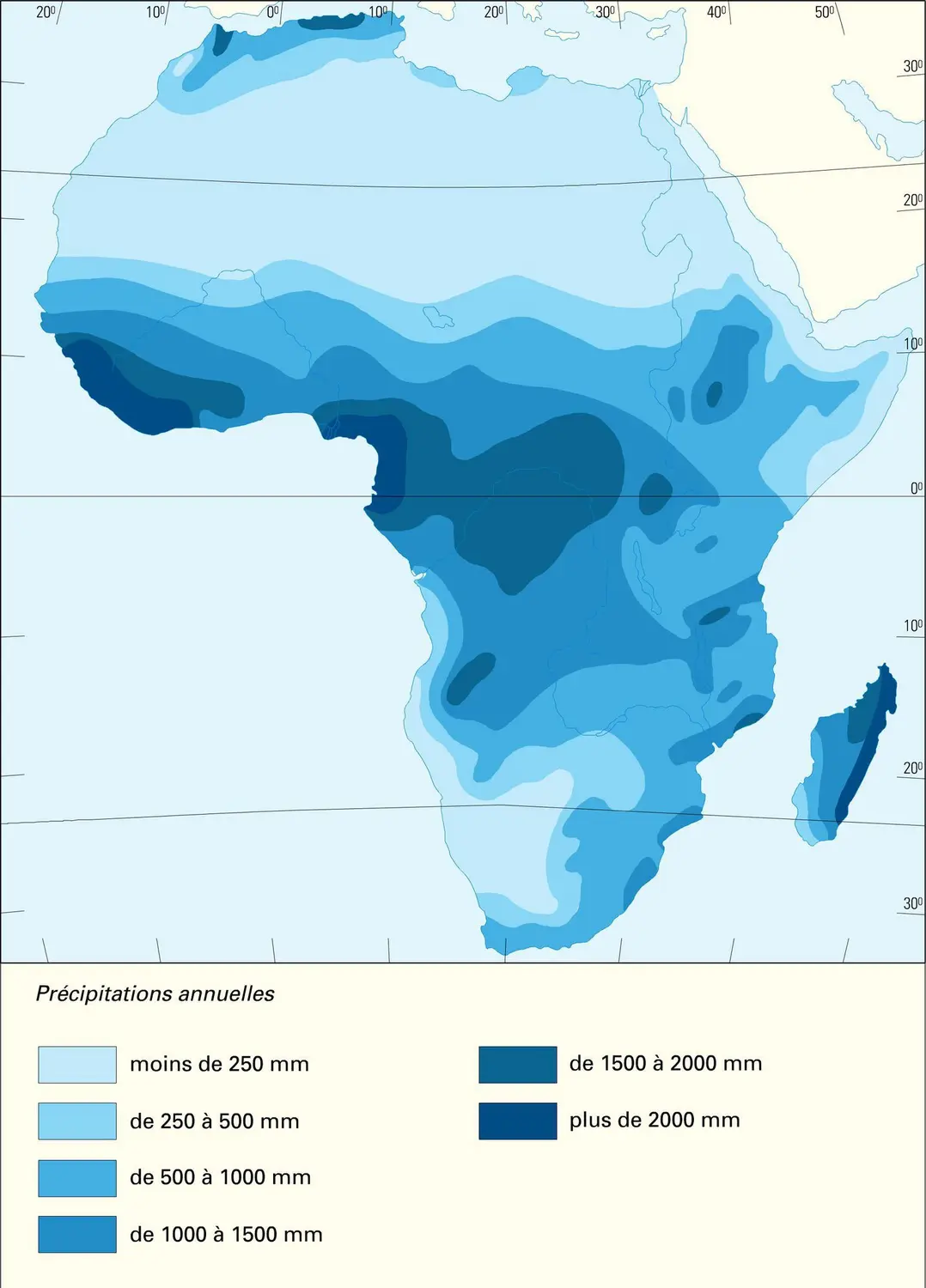 Afrique : climat - vue 2