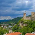 Foix : le château comtal - crédits : Education Images/ Universal Images Group/ Getty Images