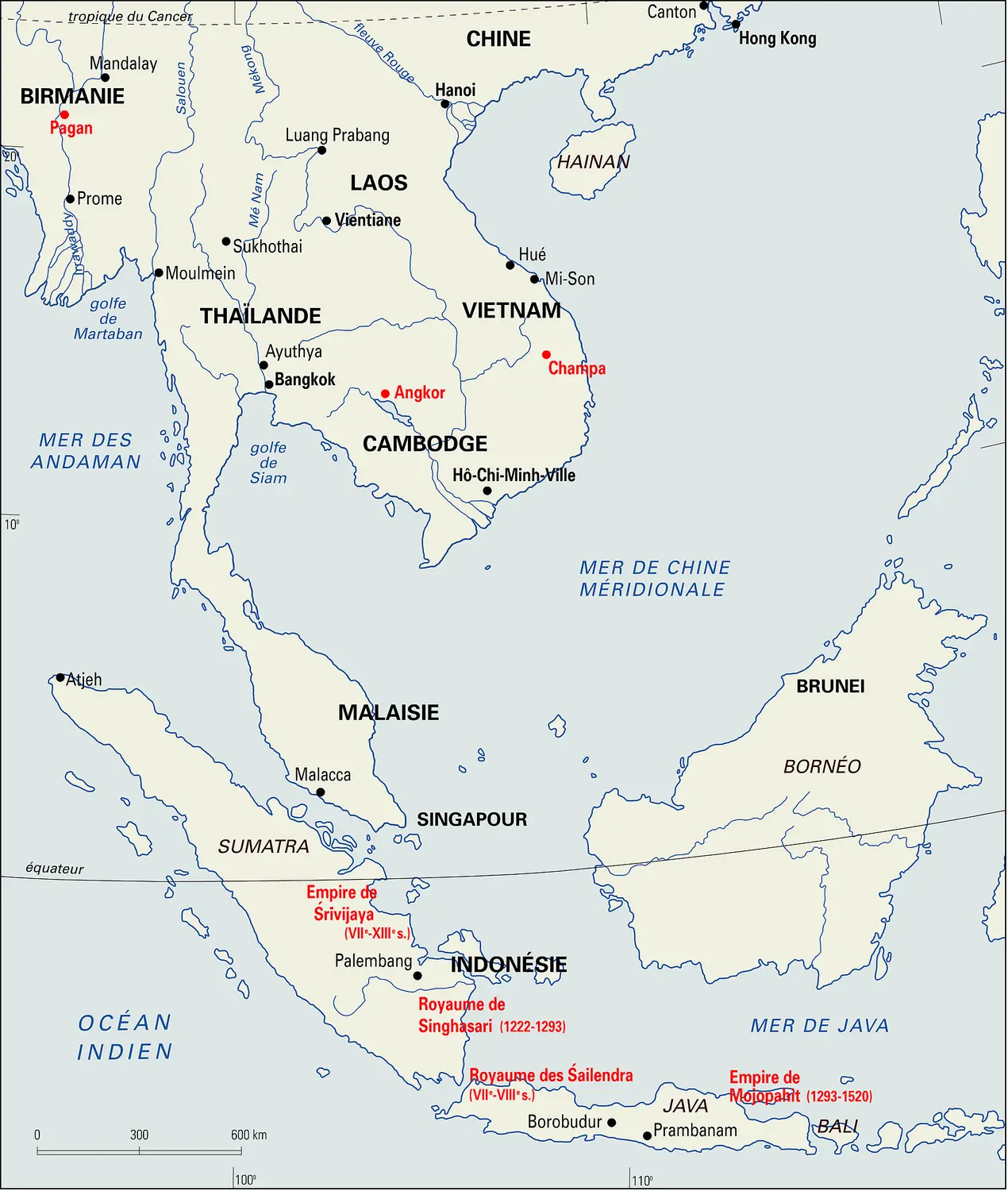 Asie du Sud-Est, VII<sup>e</sup>-XVI<sup>e</sup> siècle