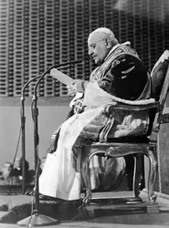 Le pape Jean XXIII, en 1961 - crédits : Keystone/ Hulton Archive/ Getty Images