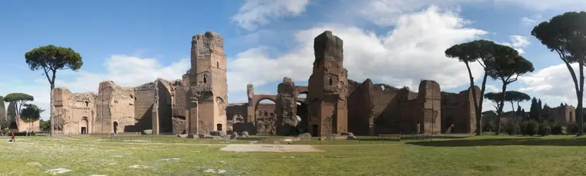 Thermes de Caracalla - crédits : Sébastien Bertrand/ FLickr ; CC 2.0 