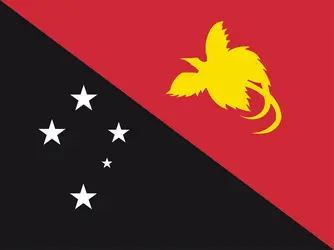 Papouasie-Nouvelle-Guinée : drapeau - crédits : Encyclopædia Universalis France