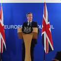 Dernier sommet européen du Premier ministre britannique David Cameron, en juin 2016 - crédits : Dan Kitwood/ Getty