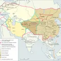 Empire mongol, XIII<sup>e</sup> siècle - crédits : Encyclopædia Universalis France