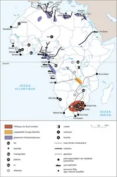 Afrique : ressources pétrolières et minières - crédits : Encyclopædia Universalis France