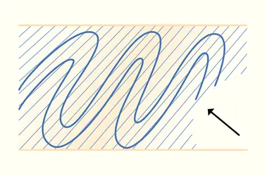 Schistosité et stratification dans des plis isoclinaux - crédits : Encyclopædia Universalis France