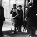 Ferdinand Foch à la conférence de la paix, 1919 - crédits : Hulton Archive/ Getty Images