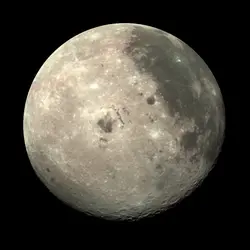 Bassin lunaire Orientale - crédits : Courtesy NASA / Jet Propulsion Laboratory