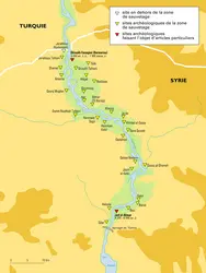 Zone de sauvetage du Tishrin, Syrie du Nord - crédits : Encyclopædia Universalis France