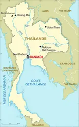 Ou est la thaïlande, Ou se trouve la thailande sur une carte du monde, Ou  se trouve thailande