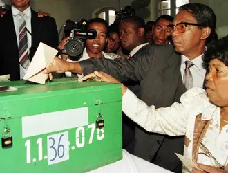 Élection présidentielle à Madagascar, 29 décembre 1996 - crédits : Alexander Joe/ AFP