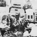 Julius Nyerere et l'indépendance du Tanganyika (1961) - crédits : Keystone/ Hulton Archive/ Getty Images