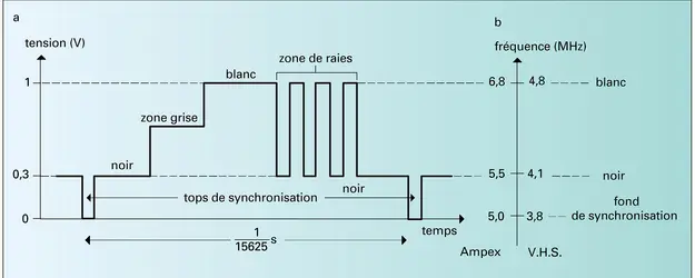 Signal vidéo - crédits : Encyclopædia Universalis France