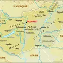 Hongrie : carte physique - crédits : Encyclopædia Universalis France
