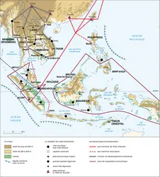 Asie du Sud-Est : dynamiques transnationales - crédits : Encyclopædia Universalis France