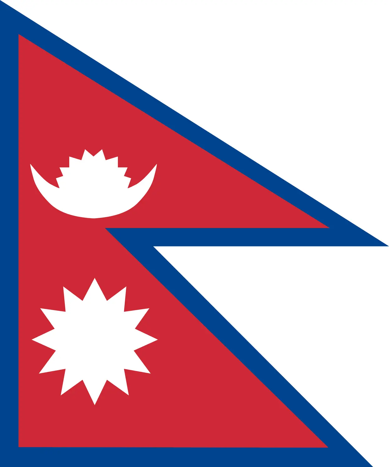 Népal : drapeau