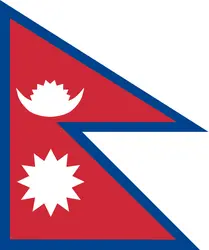 Népal : drapeau - crédits : Encyclopædia Universalis France
