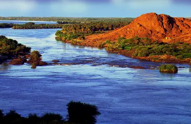 Paysage de la région du Nil - crédits : C. Sappa/ De Agostini/ Getty Images