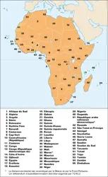 UA (Union africaine) - crédits : Encyclopædia Universalis France