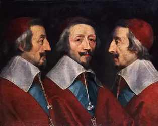 <it>Triple Portrait de Richelieu</it>, P. de Champaigne - crédits : National Gallery, London, UK/ Bridgeman Images