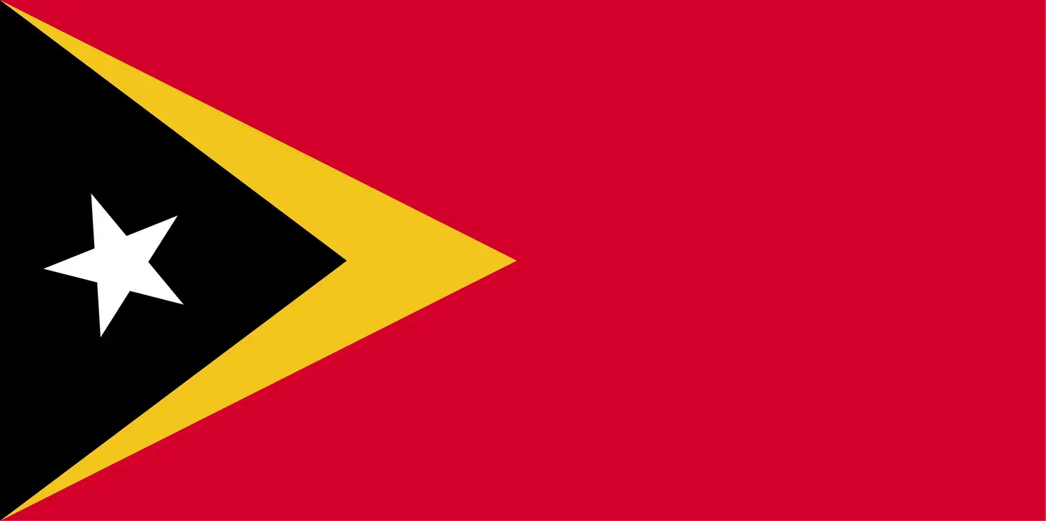 Timor oriental : drapeau