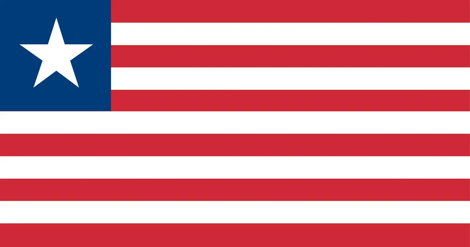 Liberia : drapeau