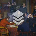 <em>Une lecture</em>, T. van Rysselberghe - crédits : Erich Lessing/ AKG-images