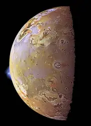 Éruptions sur Io - crédits : Courtesy NASA / Jet Propulsion Laboratory
