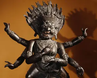 Yama, divinité hindoue de la Mort - crédits : Werner Forman Archive/ Bridgeman Images