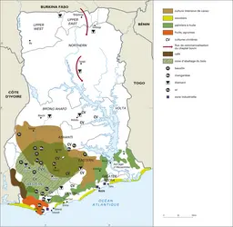 Ghana : économie - crédits : Encyclopædia Universalis France