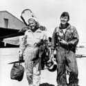 Jacqueline Cochran et Chuck Yeager - crédits : Ullstein Bild/ Getty Images