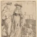 <em>Le Jeune Couple et la Mort</em>, Rembrandt - crédits : Sepia Times/ Universal Images Group/ Getty Images