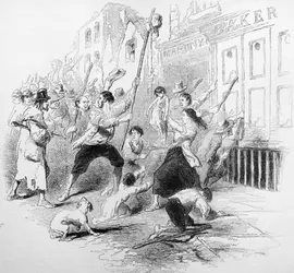 Émeutes de la faim en Irlande (1846) - crédits : Hulton Archive/ Getty Images