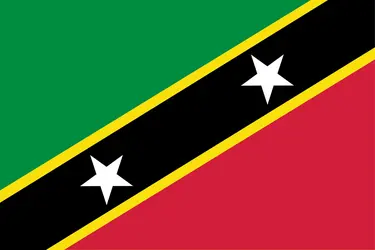 Saint-Kitts-et-Nevis : drapeau - crédits : Encyclopædia Universalis France
