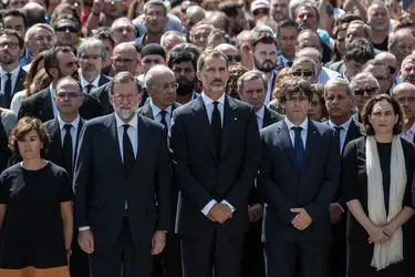 Moment d’unité nationale à Barcelone, 2017 - crédits : Carl Court/ Getty Images