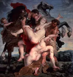 <it>L'Enlèvement des filles de Leucippe</it> de Rubens - crédits :  Bridgeman Images 