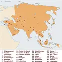 Asie - crédits : Encyclopædia Universalis France