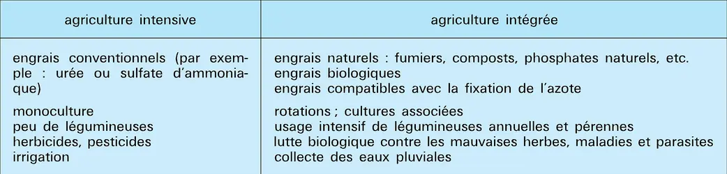 Agriculture intensive et intégrée - crédits : Encyclopædia Universalis France