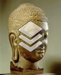 Tête du Buddha, art Khmer, époque préangkorienne - crédits : Erich Lessing/ AKG-images