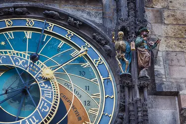 Horloge astronomique (détail), Prague, République tchèque - crédits : K. Tronin/ Shutterstock