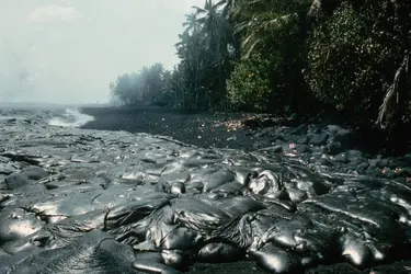 Coulée de lave à Hawaii - crédits : Corbis/ Getty Images