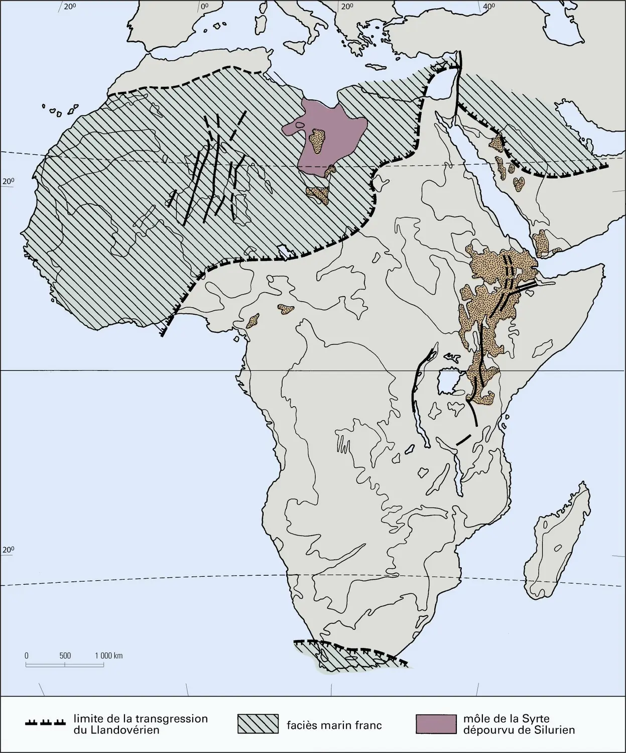 Afrique : le Silurien